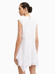 AllSaints White Audrina Emb Dress - Image 5 of 7
