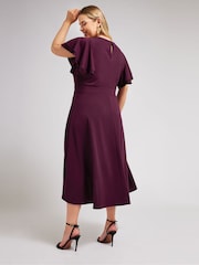 Yours Curve London Buckle Dipped Hem средних размеров платья - Image 3 of 5