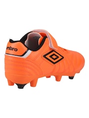 Umbro Orange Junior Speciali Liga Firm Ground Football Boots - Image 2 of 5