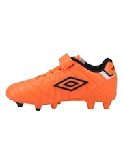 Umbro Orange Junior Speciali Liga Firm Ground Football Boots - Image 4 of 5