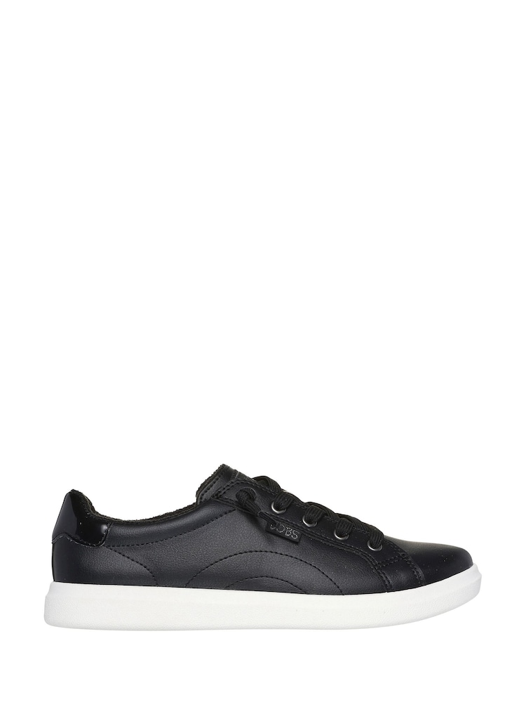 Skechers Black Wide Fit Womens Bobs D Vine Instant Delight Trainers - Image 1 of 5