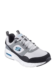 Skechers Grey Skech Air Court Yatton Trainers - Image 1 of 3