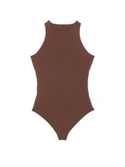 Victoria's Secret PINK Ganache Brown Soft Stretch Tank Bodysuit - Image 3 of 3