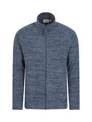 Mountain Warehouse Dark Blue Mens Snowdon II Full-Zip Fleece Jacket - Image 1 of 5