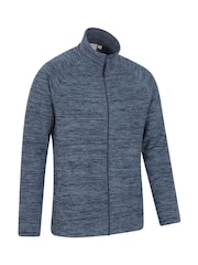 Mountain Warehouse Dark Blue Mens Snowdon II Full-Zip Fleece Jacket - Image 2 of 5