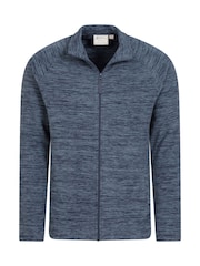 Mountain Warehouse Dark Blue Mens Snowdon II Full-Zip Fleece Jacket - Image 4 of 5