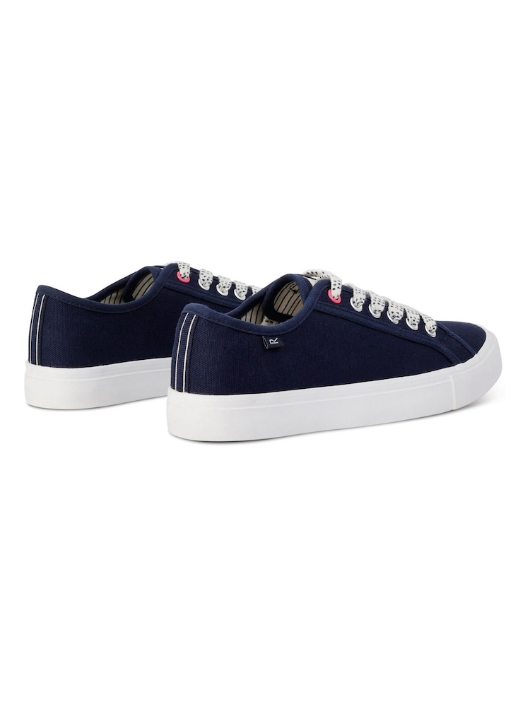 Regatta Blue Lady Marine Pump Canvas Trainers - Image 2 of 6