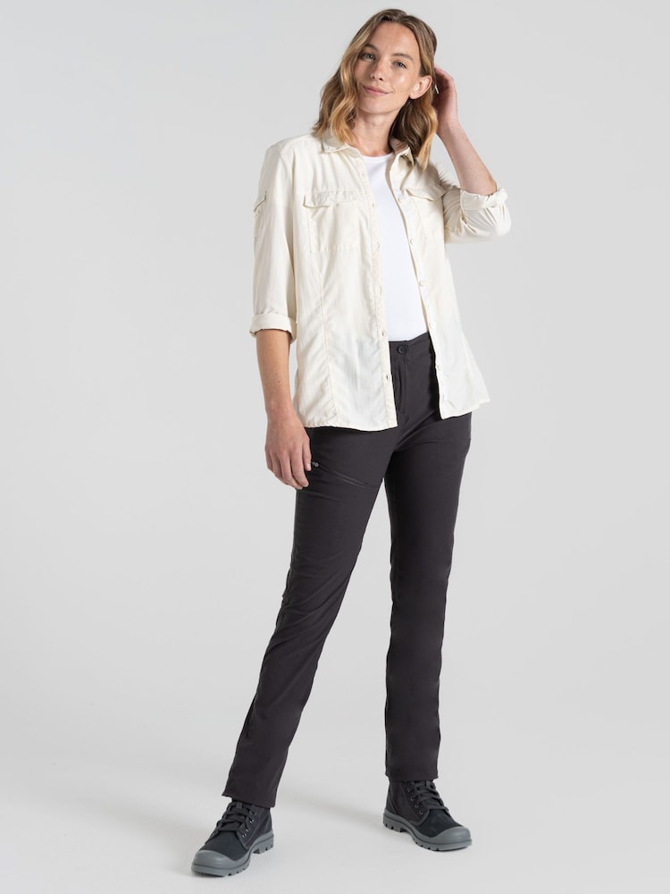 Craghoppers Adventure Long Sleeve III White Shirt - Image 3 of 7