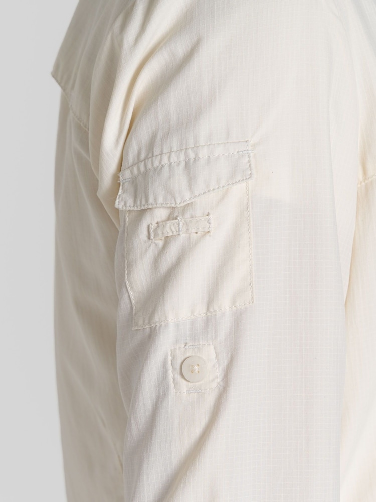 Craghoppers Adventure Long Sleeve III White Shirt - Image 6 of 7