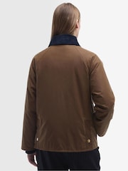 Barbour® Tan Brown Ruth Short Wax Jacket - Image 2 of 7