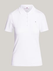 Tommy Hilfiger Navy Blue Slim 1985 Pique Polo Shirt - Image 5 of 6