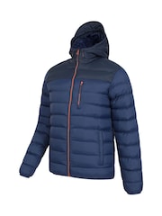 Mountain Warehouse Blue Link Mens Water Resistant Padded Jacket - Image 3 of 5