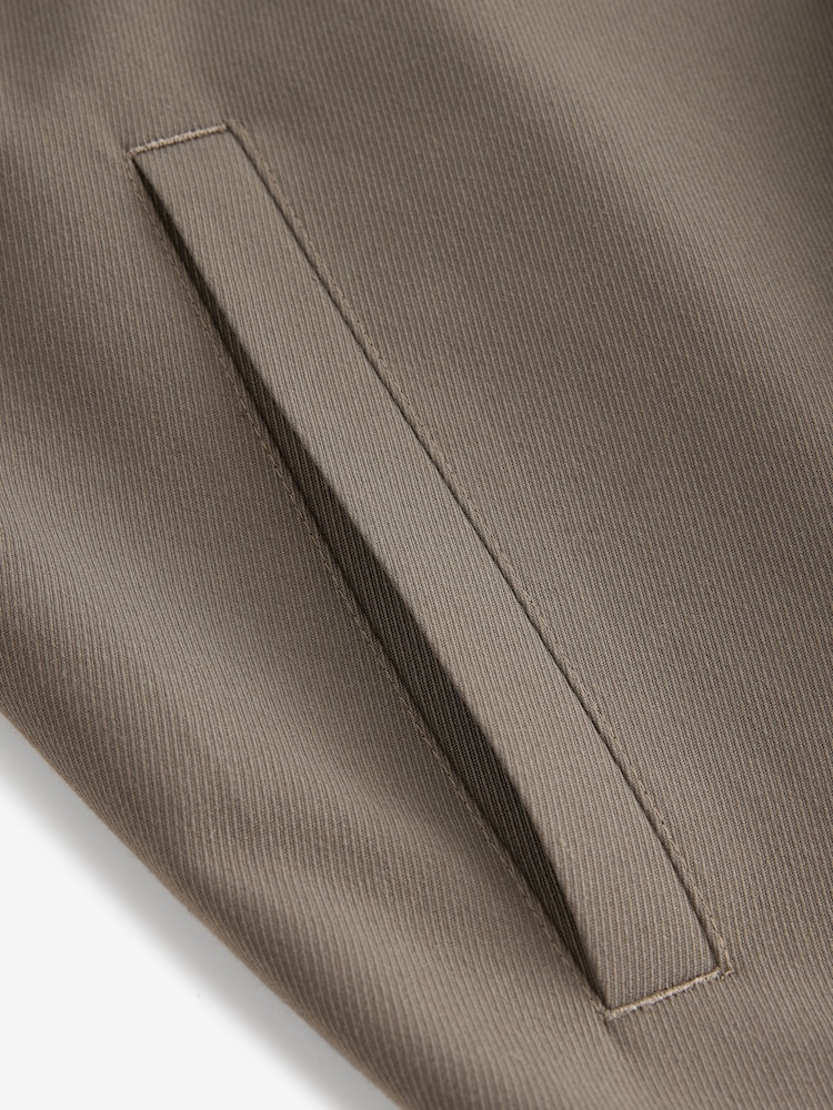 Taupe Smart Bomber Jacket - Image 10 of 11