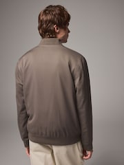 Taupe Smart Bomber Jacket - Image 3 of 11