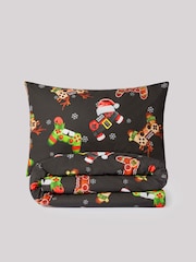 Santa & Rudolph Gamer Christmas Duvet Cover and Pillowcase Set - Image 8 of 9