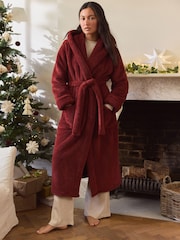 Rust Red Heavyweight Dressing Gown - Image 1 of 7