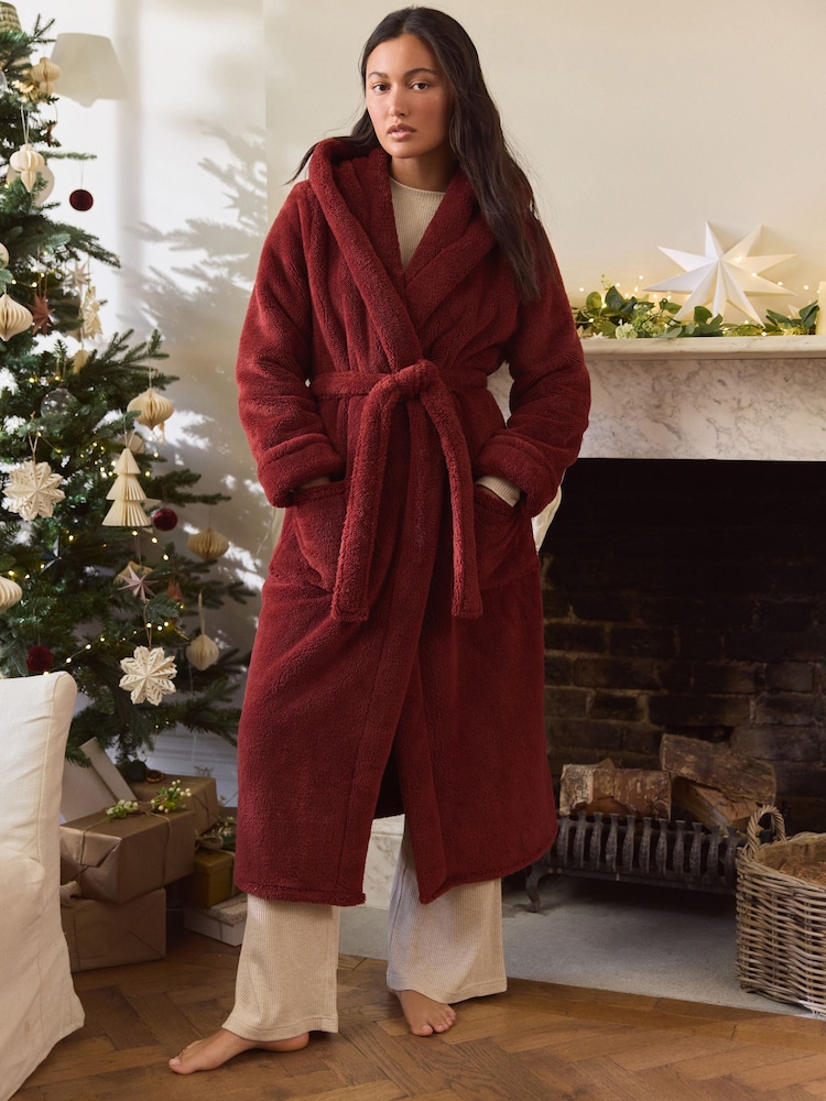 Rust Red Heavyweight Dressing Gown - Image 1 of 7