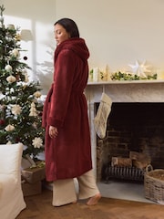 Rust Red Heavyweight Dressing Gown - Image 3 of 7