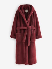 Rust Red Heavyweight Dressing Gown - Image 7 of 7
