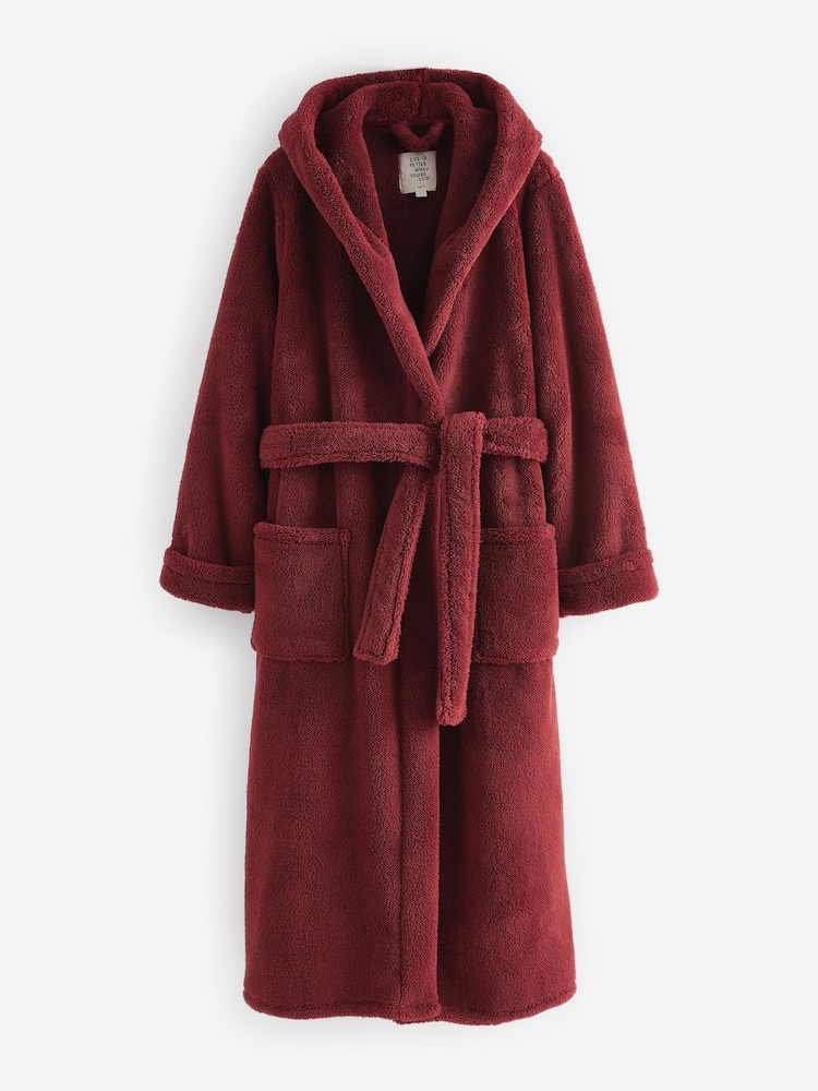 Rust Red Heavyweight Dressing Gown - Image 7 of 7