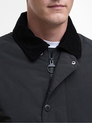 Barbour® Black Winter Wadded Showerproof Trench Jacket - Image 6 of 7
