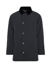 Barbour® Black Winter Wadded Showerproof Trench Jacket - Image 7 of 7