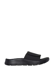 Negro - Skechers Go Walk Flex Sandals Sandbar Mules - Imagen 1 de 5