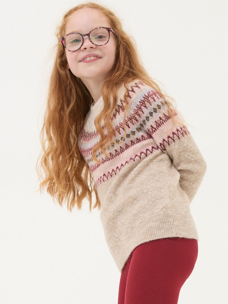 FatFace Wild Natural Fairisle Pattern Jumper - Image 1 of 3