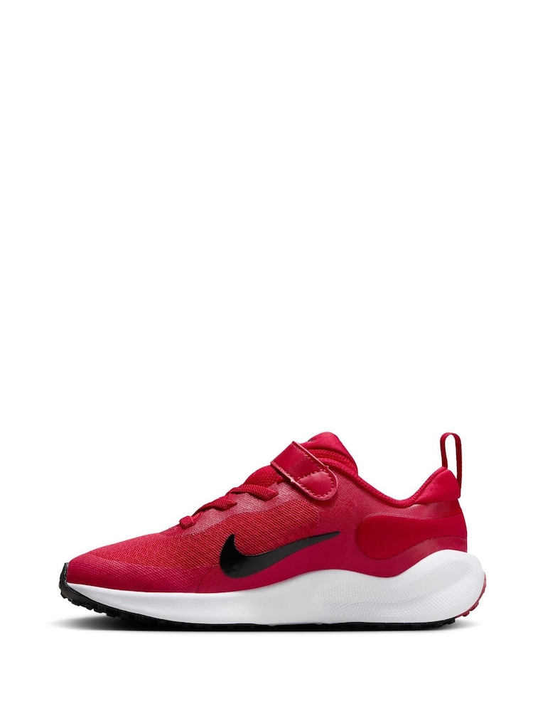 Nike Red Kids Revolution 7 Little Trainers - Image 2 of 10