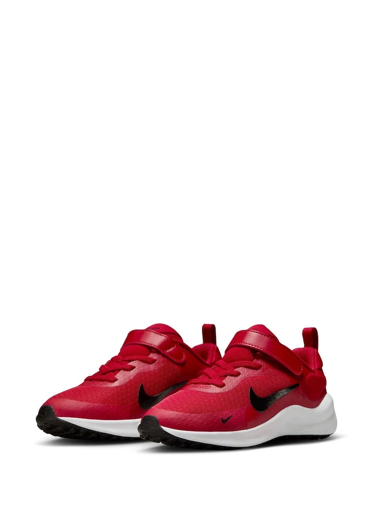 Nike Red Kids Revolution 7 Little Trainers - Image 5 of 10