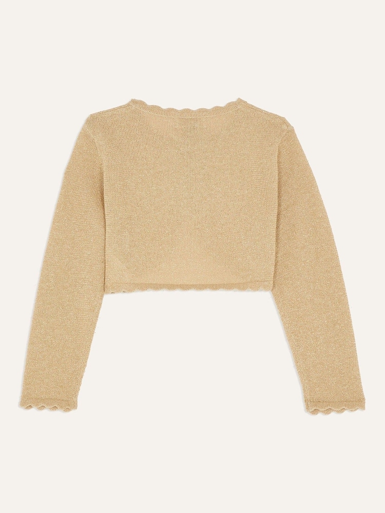 Monsoon Gold Baby Niamh Cardigan - Image 2 of 3