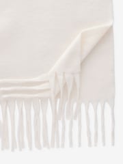 Self. Cream Heavyweight Blanket Scarf - Image 8 of 8
