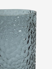 Blue Medium Textured Glass Vase - Image 4 of 4