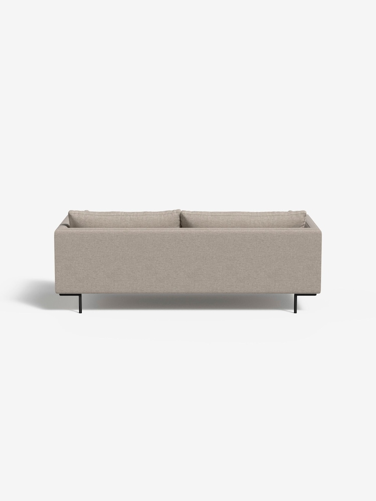 MADE.COM Textured Weave Natural Harlow 3 Seater Sofa - Image 2 of 3