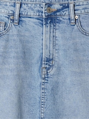 Gap Blue Denim Midi Skirt - Image 4 of 4