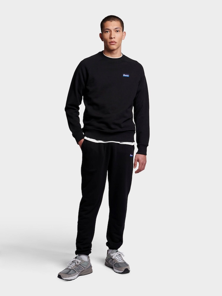 Penfield Black Mens Relaxed Fit 100% Cotton Original Logo Joggers - Image 2 of 6