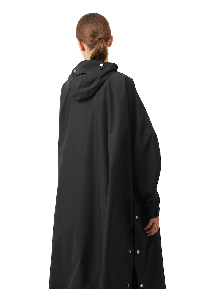 Ilse Jacobsen Waterproof Black Poncho - Image 3 of 3