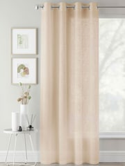 Enhanced Living Natural Crete Pair Of Voile Panels - Image 1 of 3