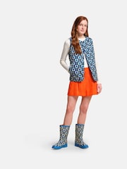 Regatta Blue Orla Kiely Printed Quilted Gilet - Image 1 of 6