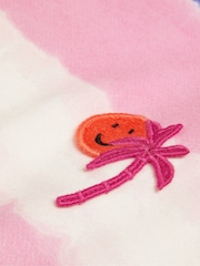 Monsoon Pink 100% Cotton Sadie Tie Dye Short Sleeve Sweater - Image 3 of 3