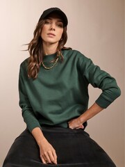 Baukjen Green Gracie Organic Cotton & Kapok Blend Sweatshirt - Image 3 of 5