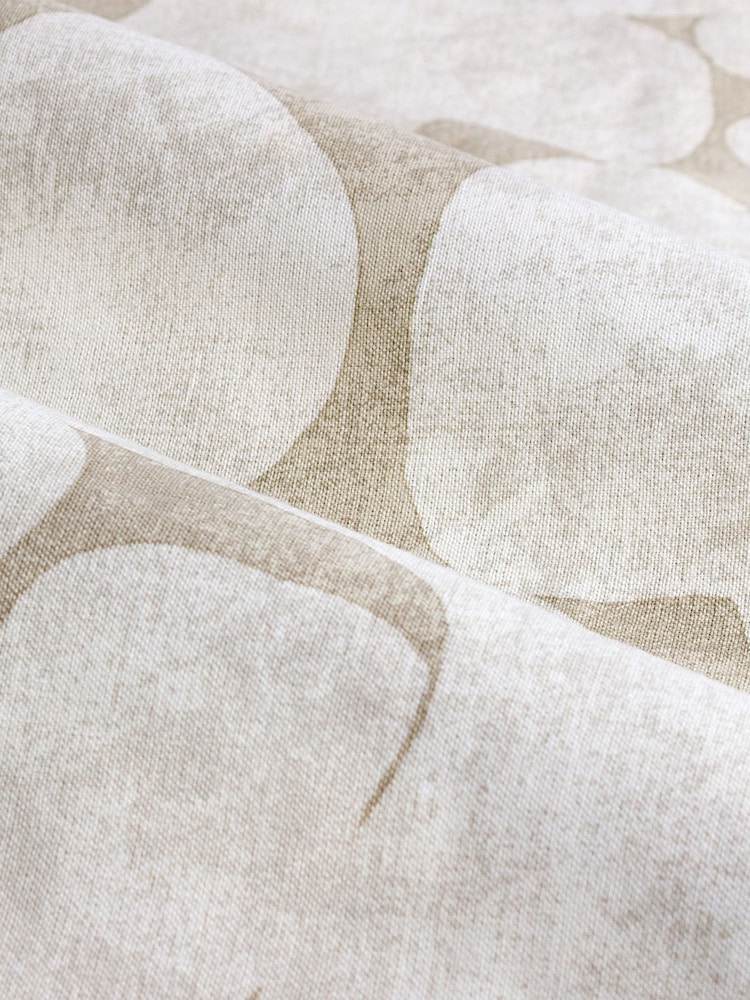 HÖEM Natural Brinn Abstract Geometric Eyelet 100% Cotton Curtains - Image 5 of 5