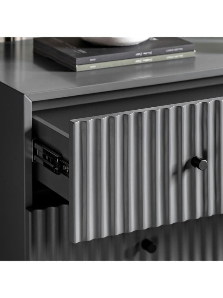 Gallery Home Grey Tetouan 3 Drawer Chest - Image 2 of 6