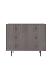 Gallery Home Grey Tetouan 3 Drawer Chest - Image 4 of 6