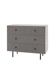 Gallery Home Grey Tetouan 3 Drawer Chest - Image 6 of 6