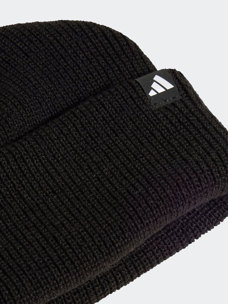 adidas Black/White Hat and Gloves Set Kids - Image 4 of 5