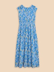 White Stuff Blue Darcie Jersey Maxi Dress - Image 6 of 7