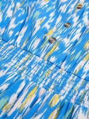 White Stuff Blue Darcie Jersey Maxi Dress - Image 7 of 7