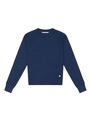 U.S. Polo Assn. Dark Blue Regular Fit Womens Crew Neck Jumper - Image 5 of 7