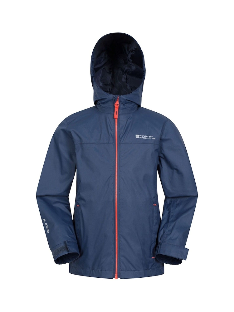 Mountain Warehouse Navy Blue Kids Torrent Waterproof Jacket - Image 1 of 5 Mountain Warehouse Navy Blue Kids Torrent Waterproof Jacket - Image 1 of 5